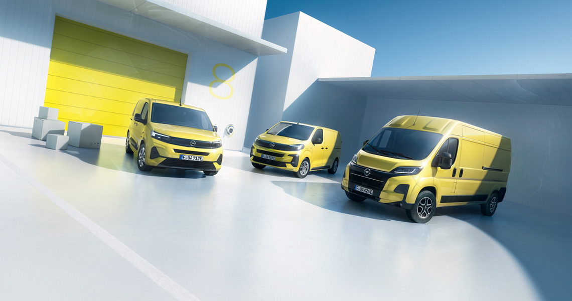 Opel prsentiert neues Nutzfahrzeug-Trio