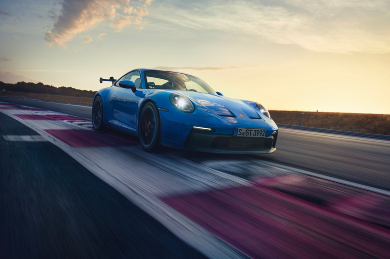 Erhöhte Aerodynamik für den Porsche 911 GT3