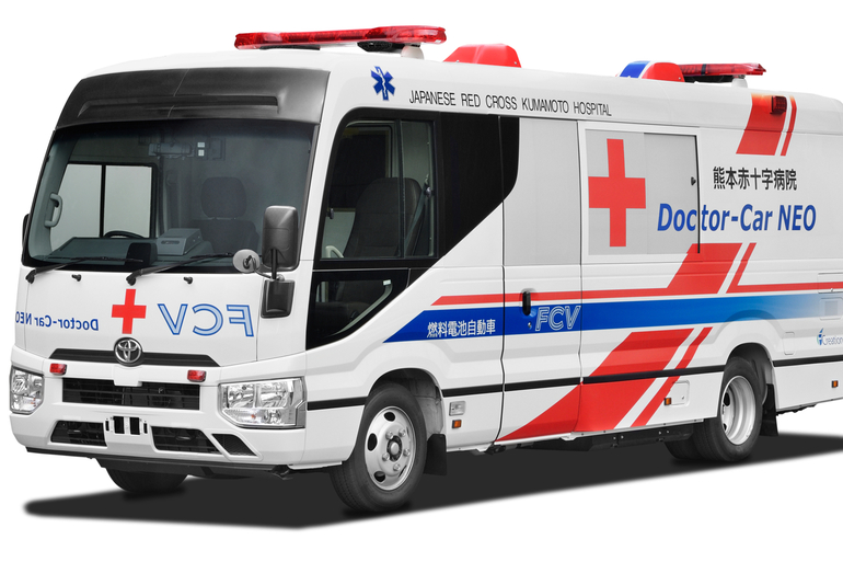 Dieser Krankenwagen fährt mit Brennstoffzelle