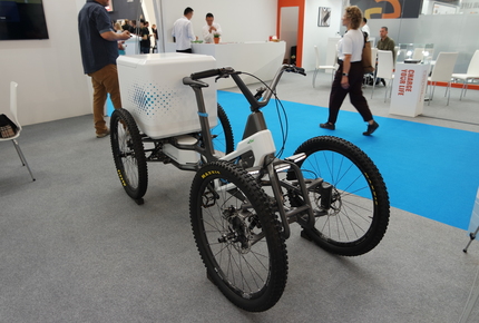 Cargobike-Konzept Heflow - Vier Räder, eine Brennstoffzelle