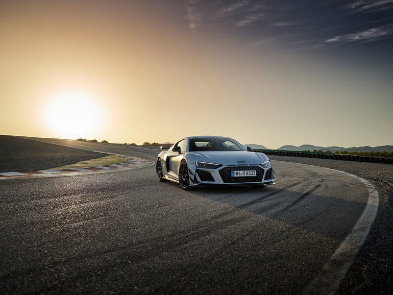 Auf Abschiedstournee: Audi R8 Coupe V10 GT RWD