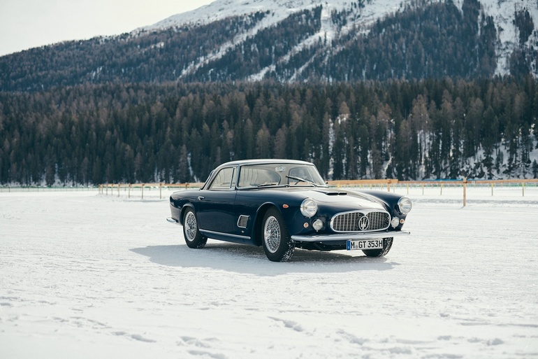 Maserati in St.Moritz: Italienische Skulpturen auf Eis