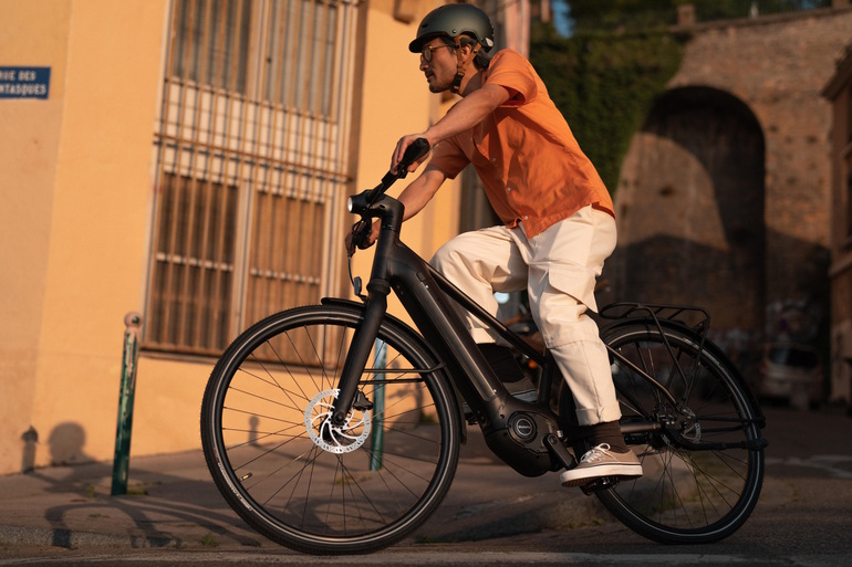 Smartes Stadt-Pedelec B'twin LD 920 E - Stufenloser Vortrieb