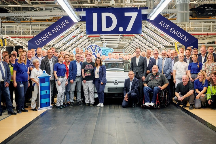 Volkswagen fährt Produktion des ID.7 hoch