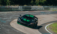 Schöner Supersportler Rimac Nevera Time Attack