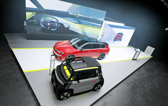 Opel mit neuartigem Standkonzept auf der IAA Mobility 2023