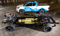 Toyota Hilux mit Wasserstoff 600 Kilometer Reichweite