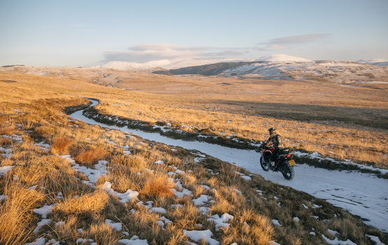 Motorrad in der Winterpause
