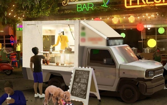 Japan Mobility Show 2023: Toyota IMV 0 als rollendes Cafe