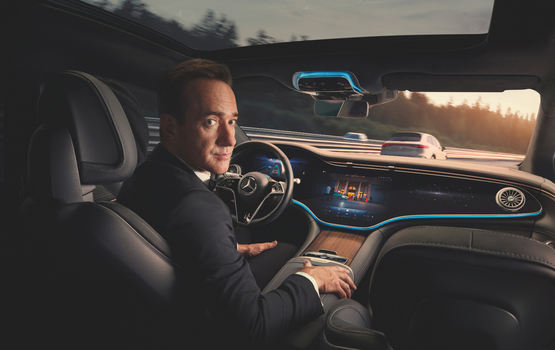 Mercedes-Kampagne mit Matthew Macfadyen und Roger Federer