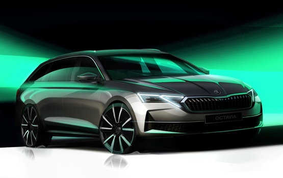 Skoda Octavia 2024: Erste Skizzen