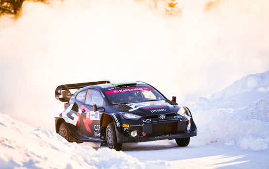 Toyota Gazoo Racing bei der Rallye Schweden