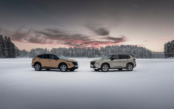Nissan e-4orce-Technik im Winter-Test