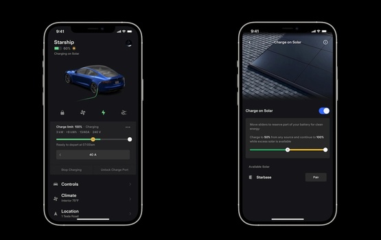 Tesla startet neues Software-Update