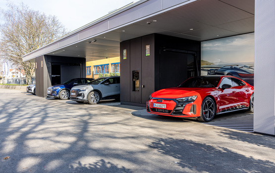 Audi erffnet Charging-Hub in Frankfurt am Main