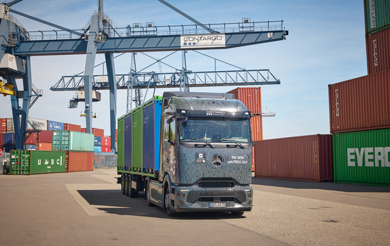 Mercedes-Benz eActros 600 in der Kundenerprobung