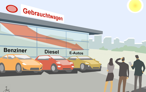 Preise für gebrauchte E-Autos im freien Fall