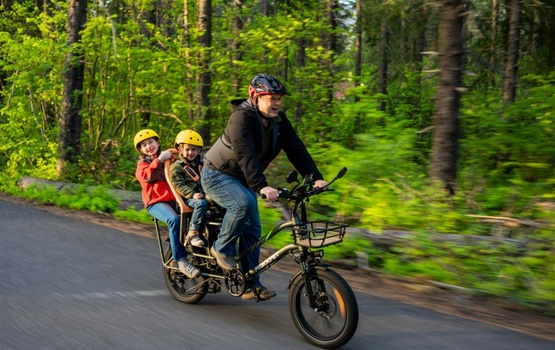Fahrrad: Kleine Passagiere sicher transportiert