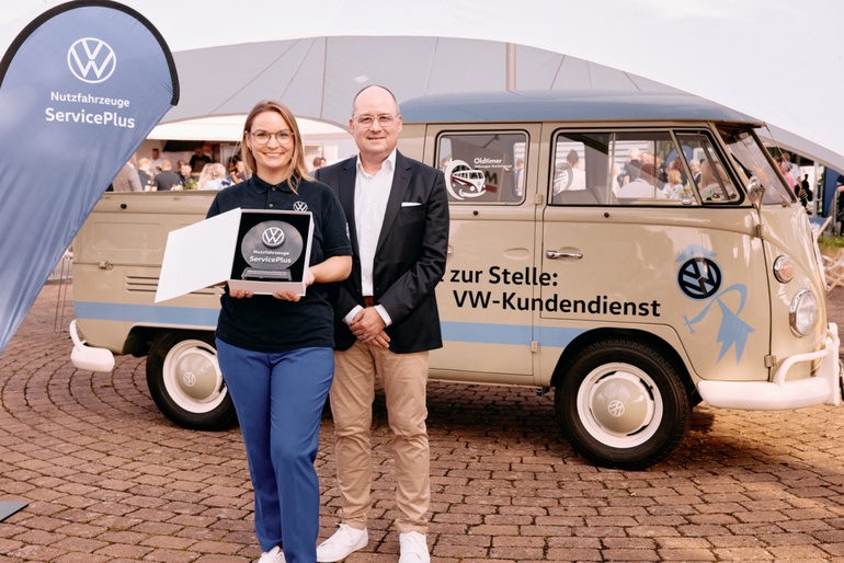 VWN begrüßt den weltweit 750. Service Plus Partner