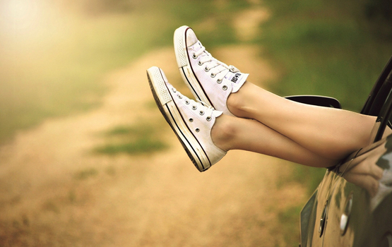 Auch im Sommer mit festem Schuhwerk am Steuer