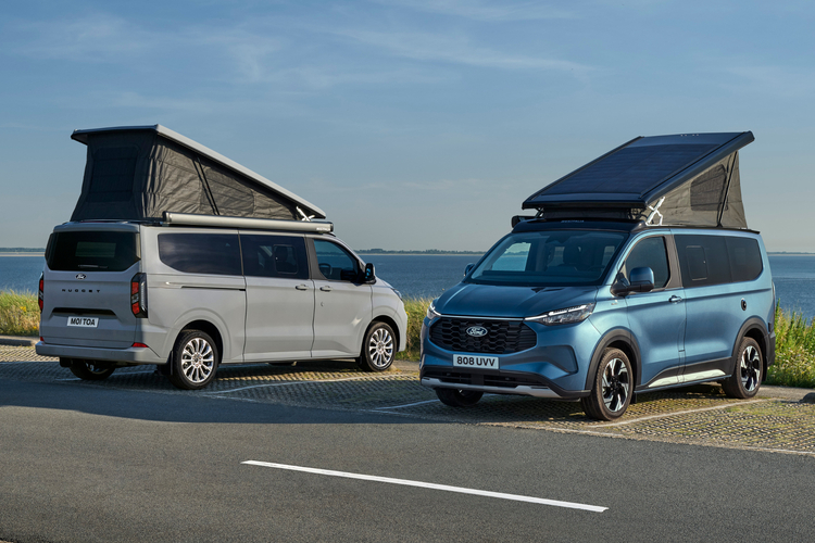 Ford Nugget mit Plug-in-Hybrid auf dem Caravan Salon 2024