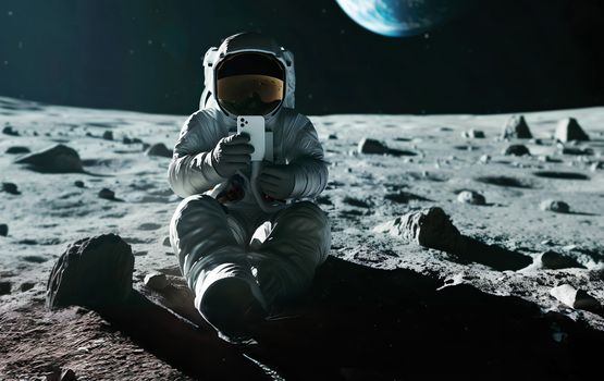 Online-Leasing auf dem Mond