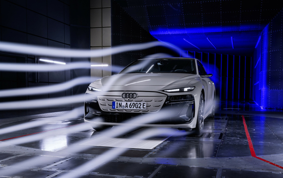 Aerodynamik pur: Audi A6 Sportback e-tron