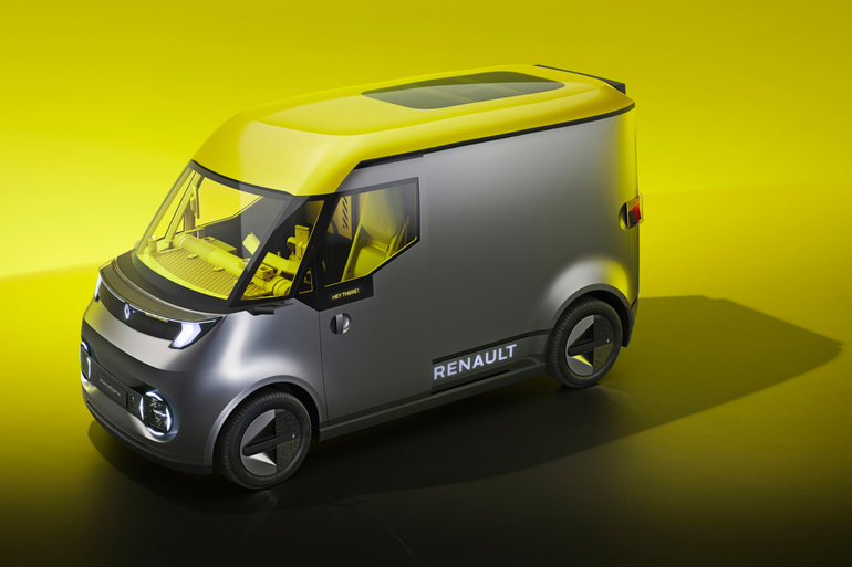 Renault zeigt Klein-Transporter ohne Heckklappe