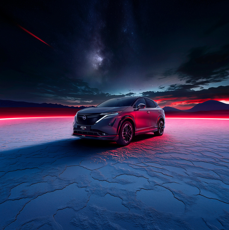 Online-Vorverkauf für den Nissan Ariya Nismo