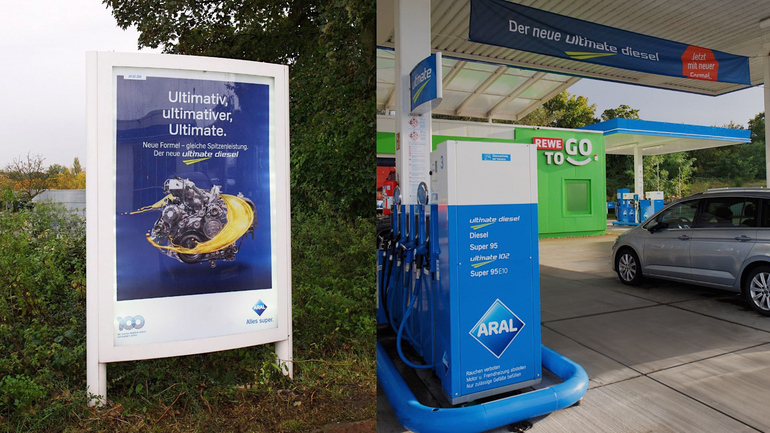 Aral Ultimate Diesel Hochleistungskraftstoff