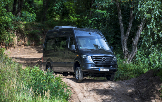Mercedes Vito und Sprinter mit Allrad  - So oder so – aber immer auf allen Vieren 