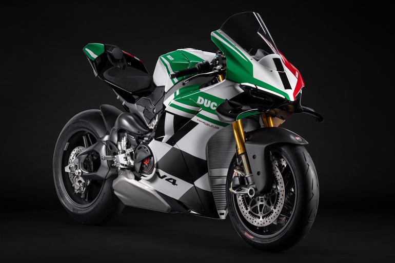Ducati Panigale V4 S Tricolore - Sonderlack und Edel-Komponenten