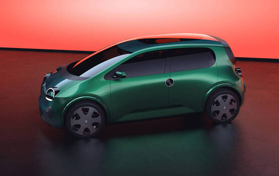 Ausblick Renault  - Elektro-Surfen auf der Retrowelle 