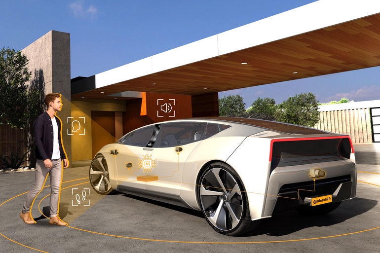Conti zeigt intelligentes Auto - Fahrer am Gang erkannt