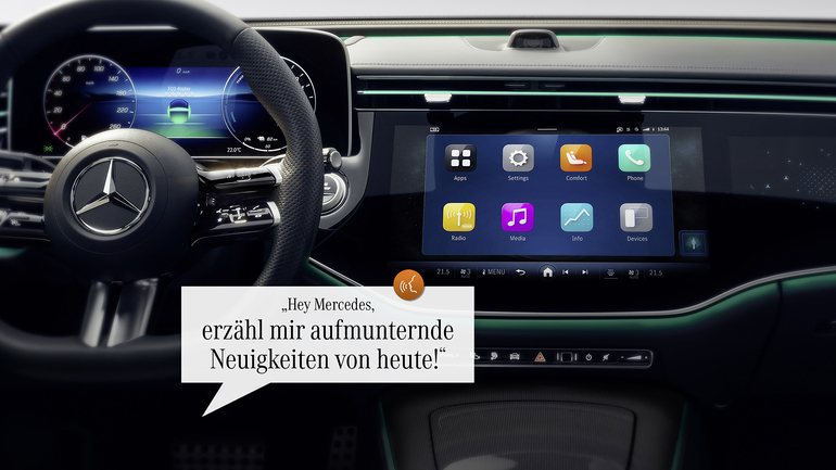 Mercedes MBUX - Chatten mit Chat GPT