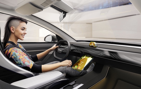 Continental zeigt Emotional Cockpit - Kristall-Displays mit Aurora-Effekt