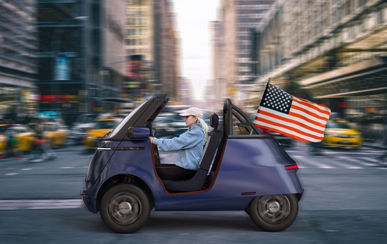 Microlino Spider Konzept - Offen und farbenfroh