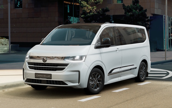 VW T7 Transporter/Caravelle „Edition“	 - Schwarz transportieren