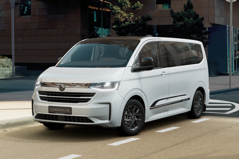 VW T7 Transporter/Caravelle „Edition“	 - Schwarz transportieren