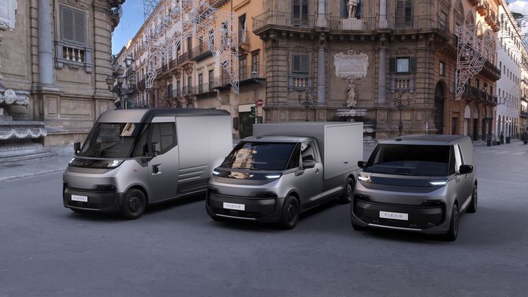 Lieferwagen-Flotte von Flexis  - Letzte Meile neu gedacht 