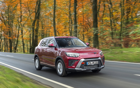 KGM Tivoli  - Kirschrotes Sondermodell 