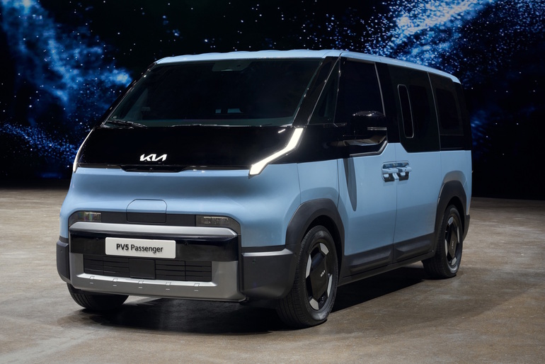 Kia zeigt Serienversionen des PV5 - Modulare Transporter für jede Mission