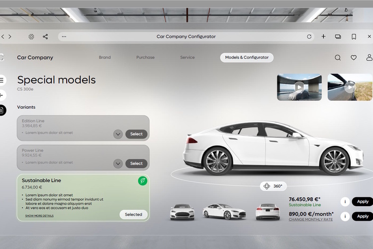 Nachhaltige Neuwagen-Ausstattung  - Gewinne auf der Green Line 