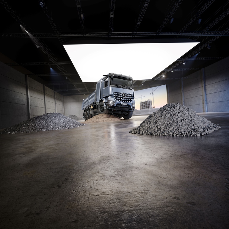 Mercedes eArocs 400 - Betonmischen im Flüstermodus 